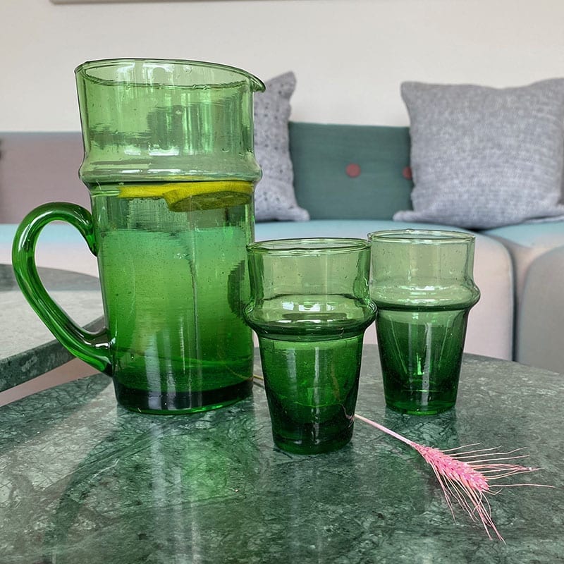 Beldi glas - grøn - Billede 4