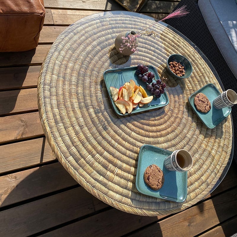 Fad grøn meleret- Stentøj - Billede 6