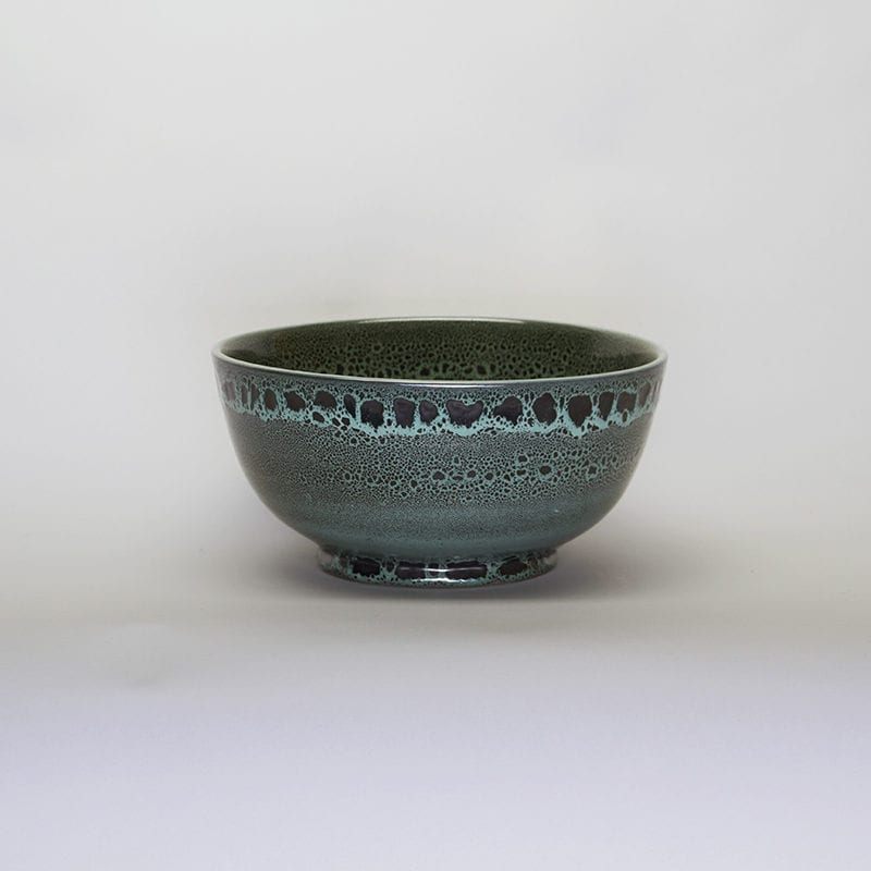 Skål grøn meleret 25 cm