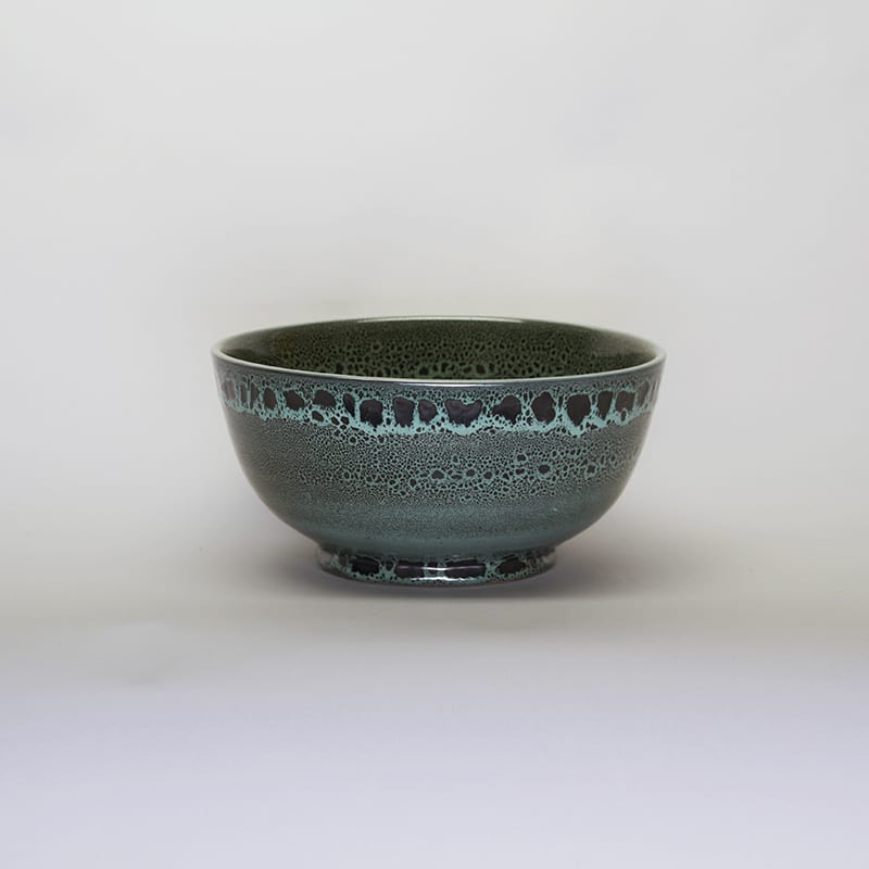 Skål grøn meleret 25 cm