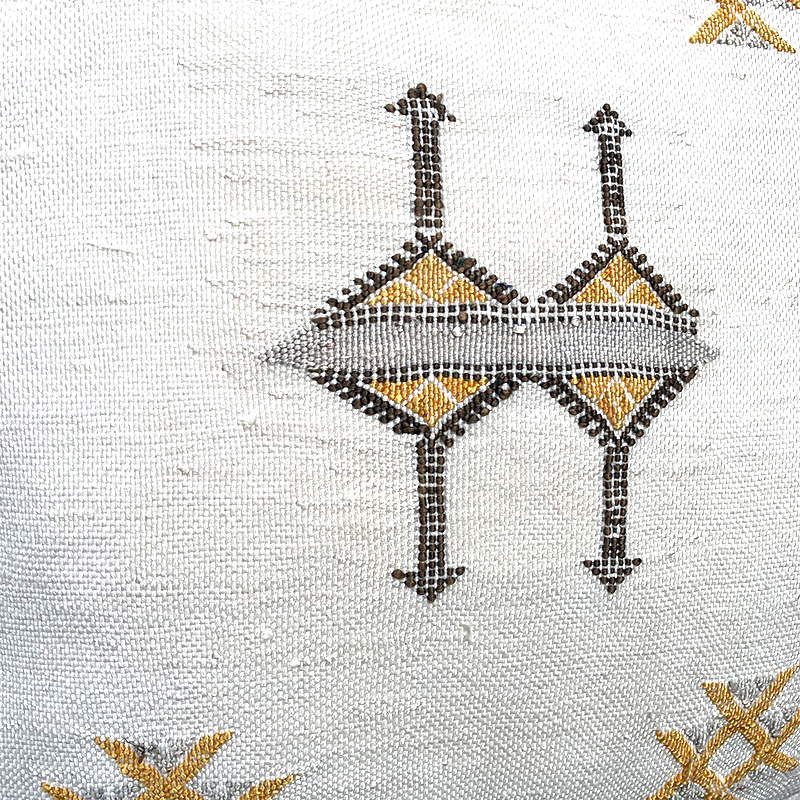 Kaktussilke pudebetræk - hvid - Billede 2