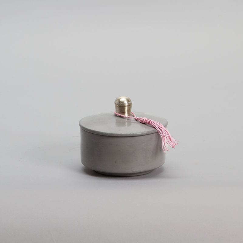 Krukker i stucco/tadlekt - lysegrå - flad - Billede 2