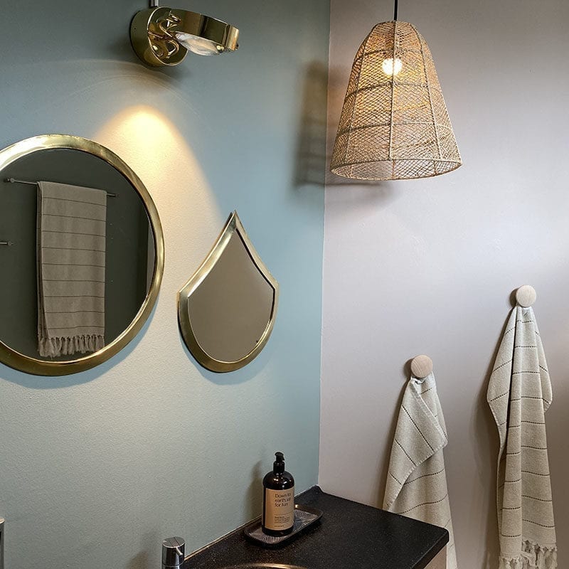 Marokkansk rafia lampe