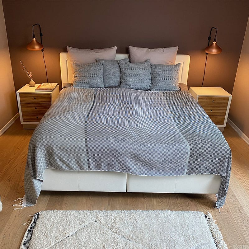 Marokkansk sengetæppe 170x300 cm. - Billede 5