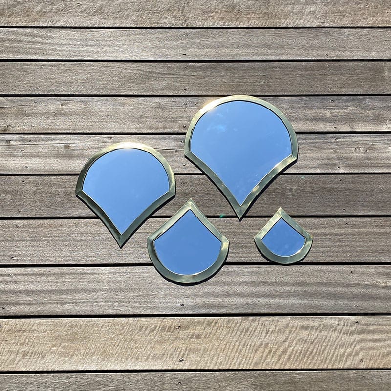 Spejl dråbe - guld - Billede 3