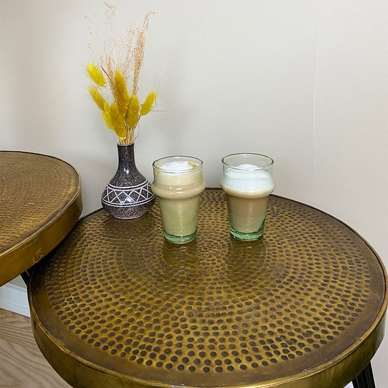 bord i patineret messing - Billede 4