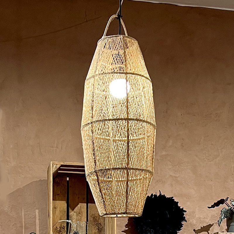 Marokkansk Rafia lampe - Billede 2