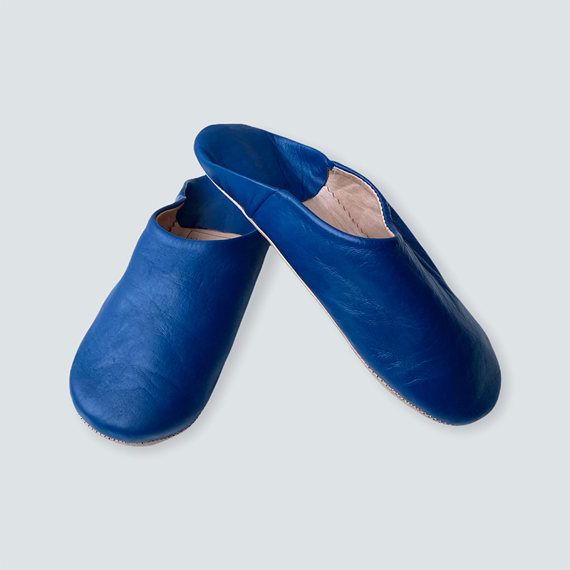 Marokkanske slippers - blå (kvinde) - Billede 2