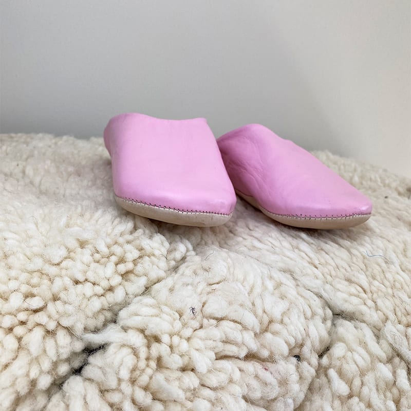 Marokkanske slippers - rosa (kvinde) - Billede 4