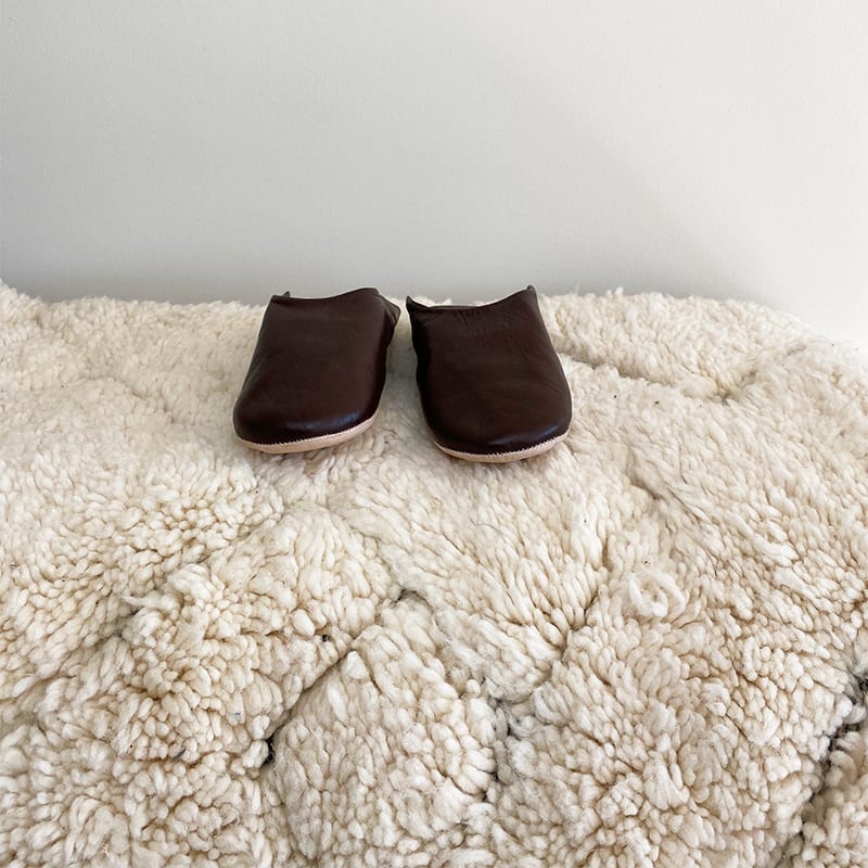 Marokkanske slippers - sort (herre) - Billede 5