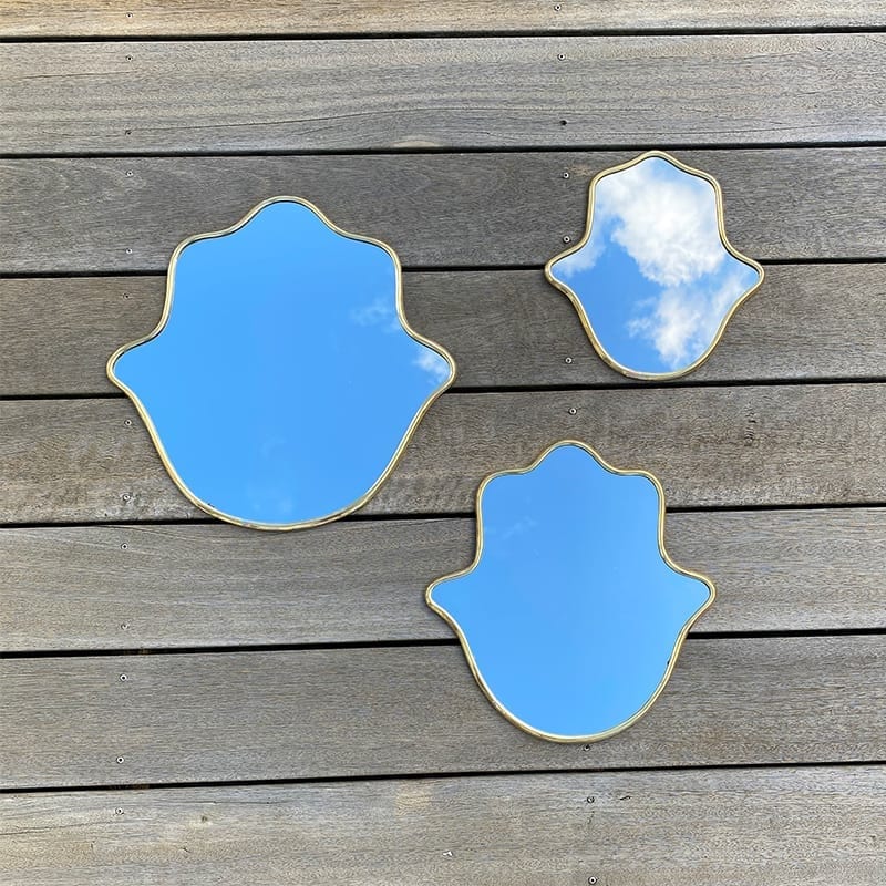 Spejl Fatimas hånd - guld - Billede 3