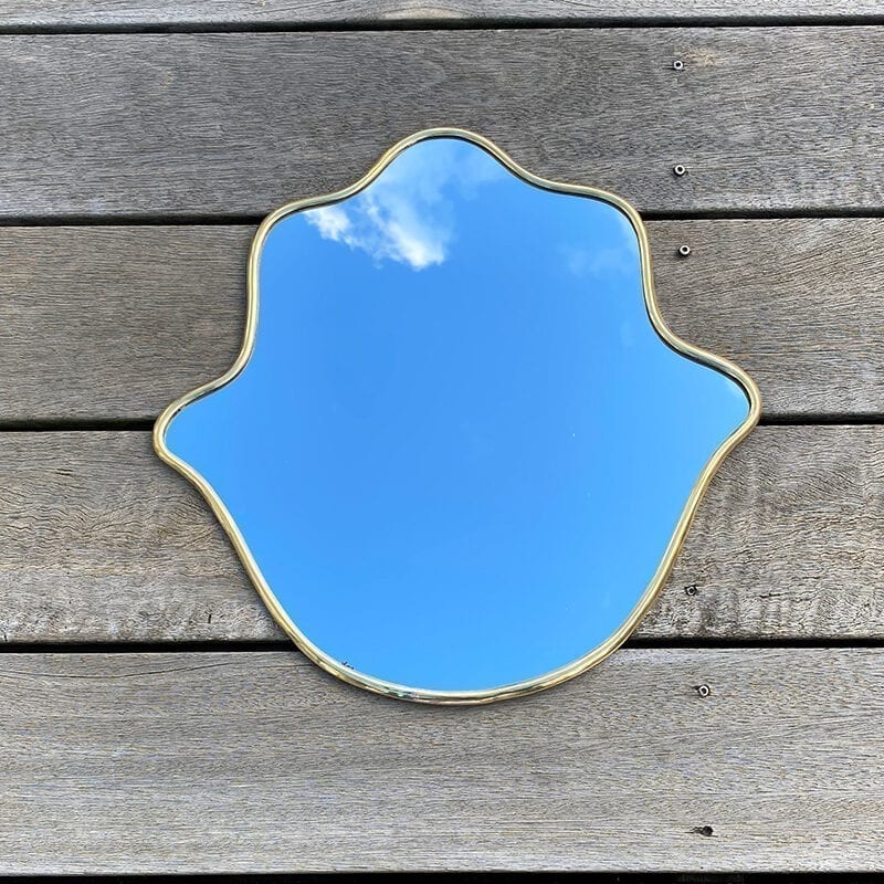 Spejl Fatimas hånd - guld