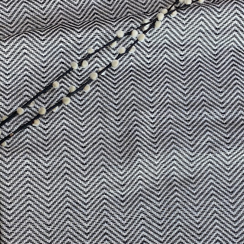 Marokkansk plaid - zig zag mønster - Billede 2