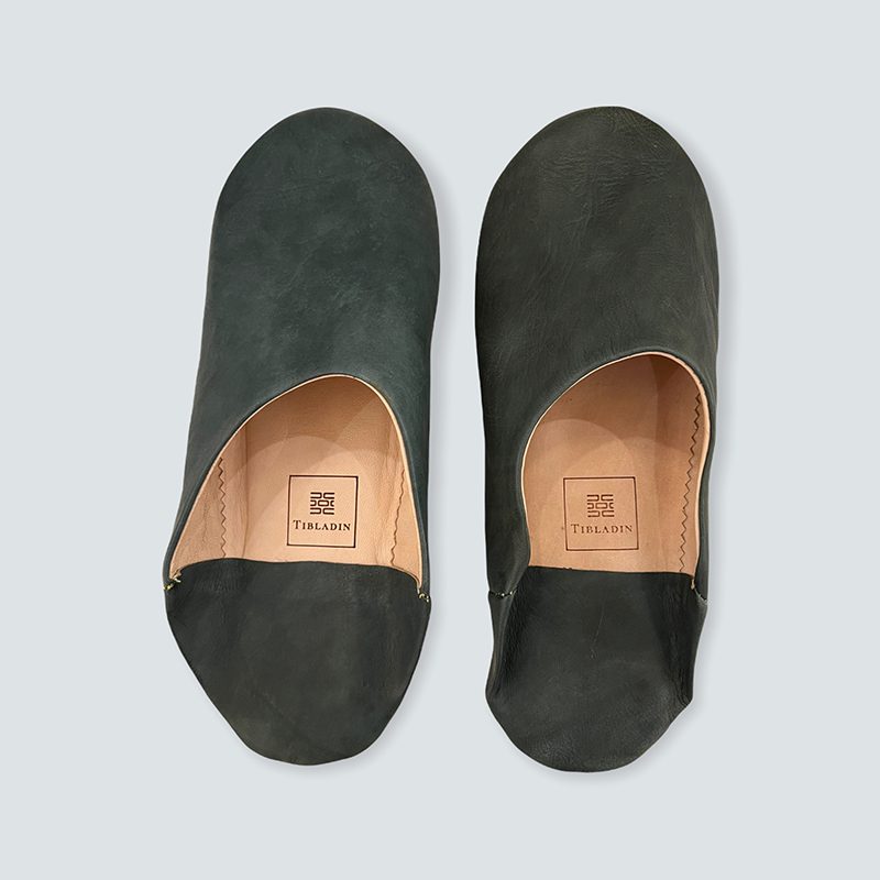 Marokkanske slippers - petroleumsblå (herre) - Billede 3