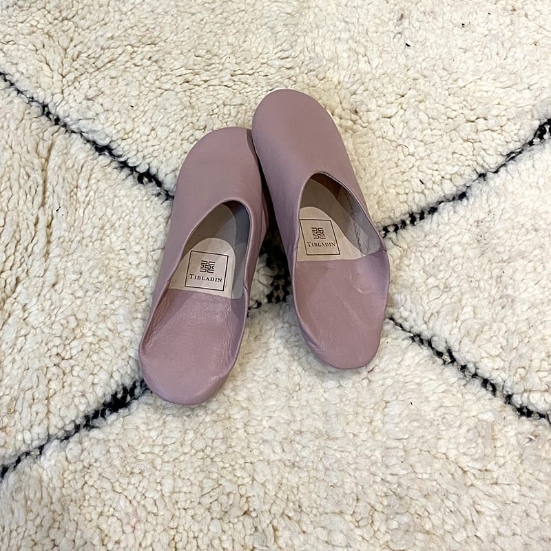 Marokkanske slippers - støvet rosa (kvinde) - Billede 5
