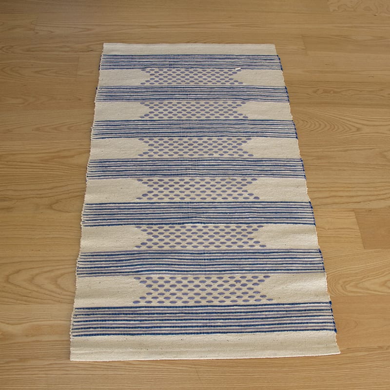 Håndvævet tæppe i bomuld, Chaouen - Billede 4