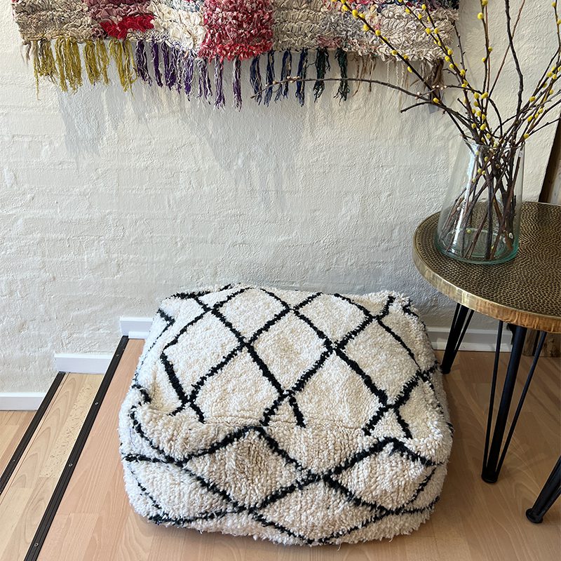 Gulvpude/puf Beni Ouarain - Ruder 2 - Billede 2