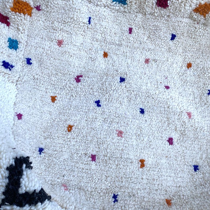 Gulvpude/puf Beni Ouarain - Dots 2 - Billede 2