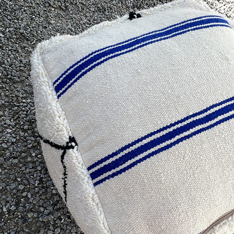 Gulvpude/puf Beni Ouarain - Ruder 1 - Billede 4