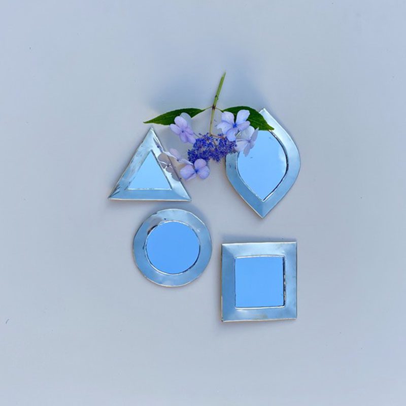 4 Små spejle - Sølv - Billede 2