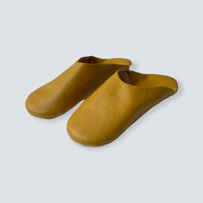Marokkanske slippers - moutarde gul (kvinde) - Billede 3
