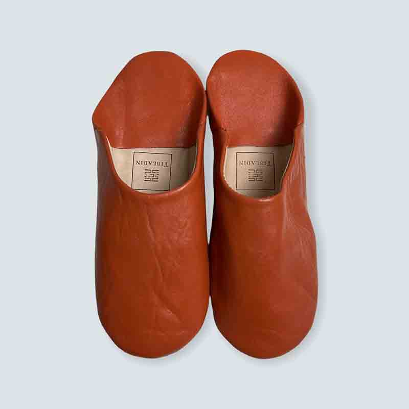 Marokkanske slippers - Terracotta (kvinde)