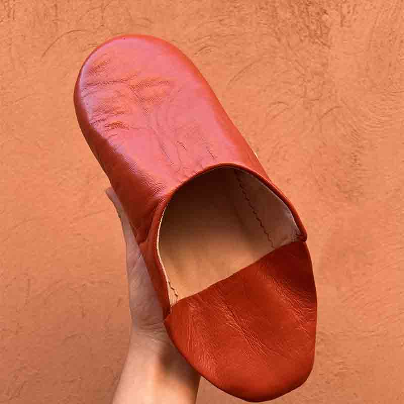 Marokkanske slippers - Terracotta (kvinde) - Billede 2