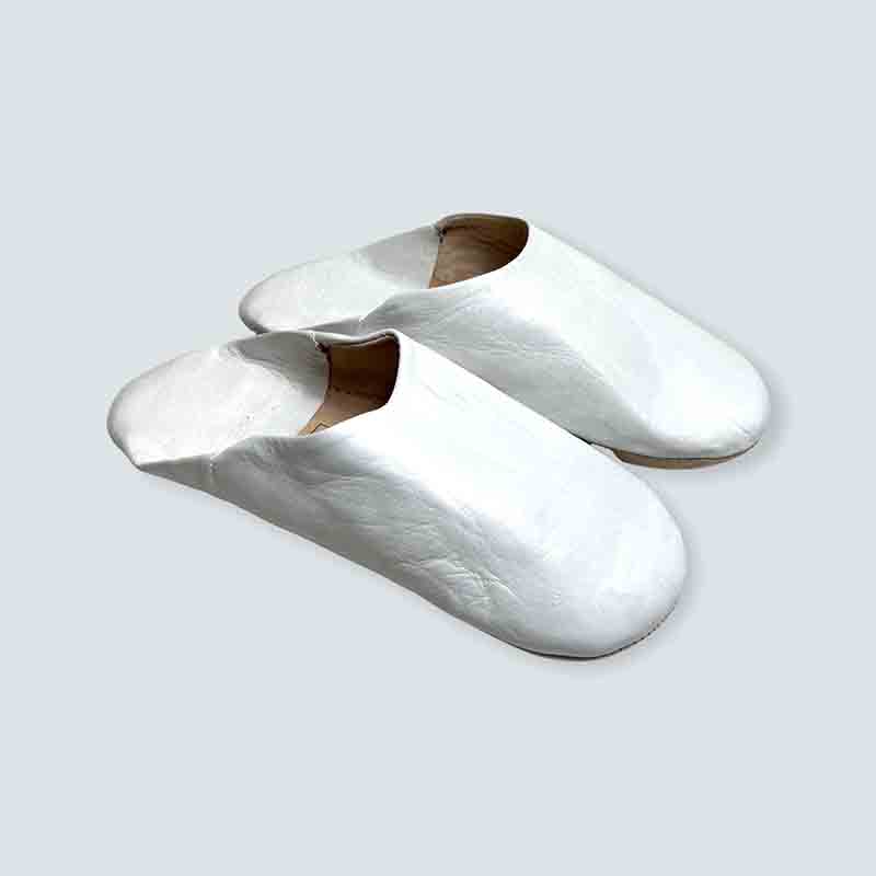 Marokkanske slippers - Hvid (kvinde) - Billede 4