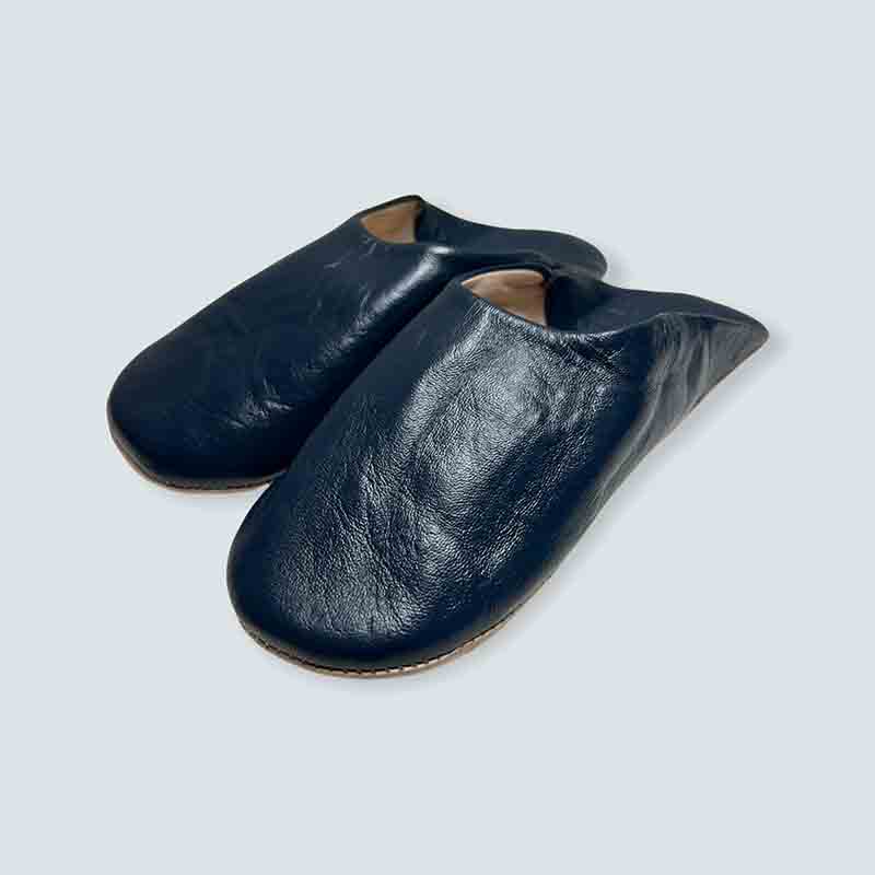 Marokkanske slippers - Midnatsblå(kvinde) - Billede 2