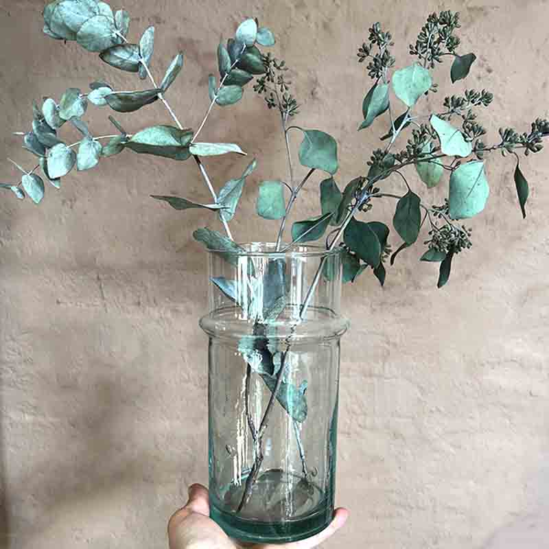 Beldi vase lille - transparent - Billede 3