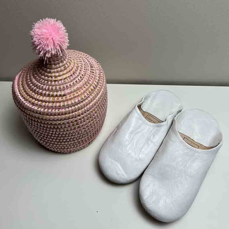 Marokkanske slippers - Hvid (kvinde) - Billede 3