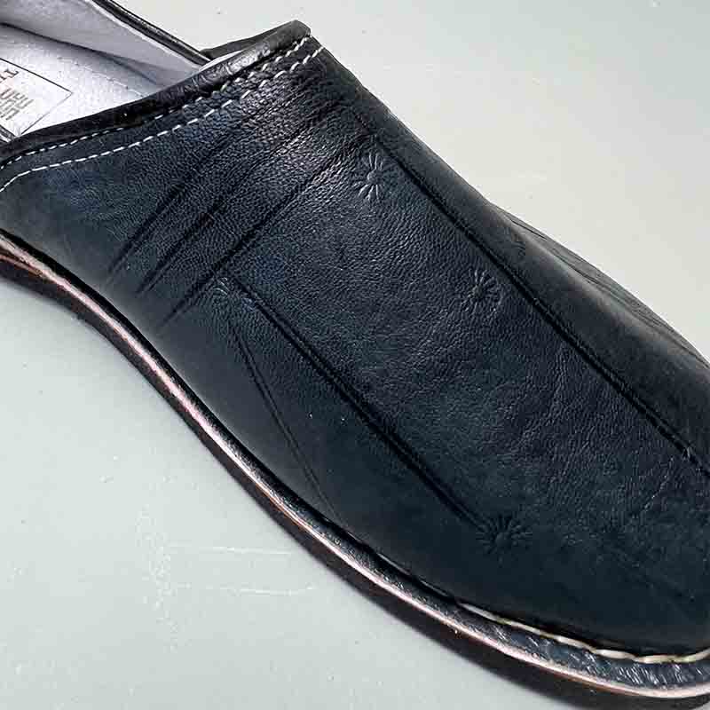 Marokkanske slippers/sko petrol (herre) - Billede 3