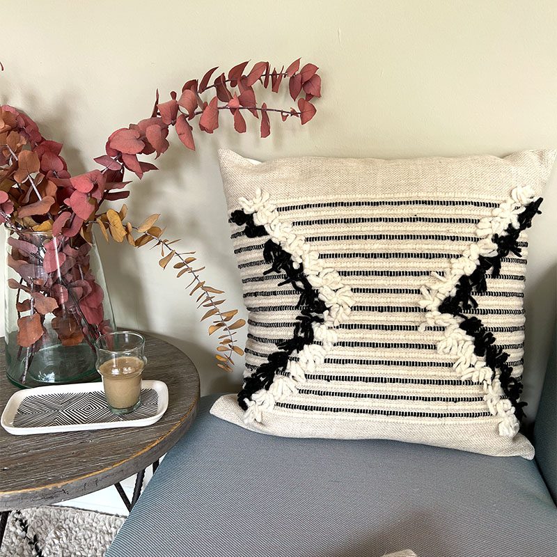 Pude KESH sort/hvid - Billede 3