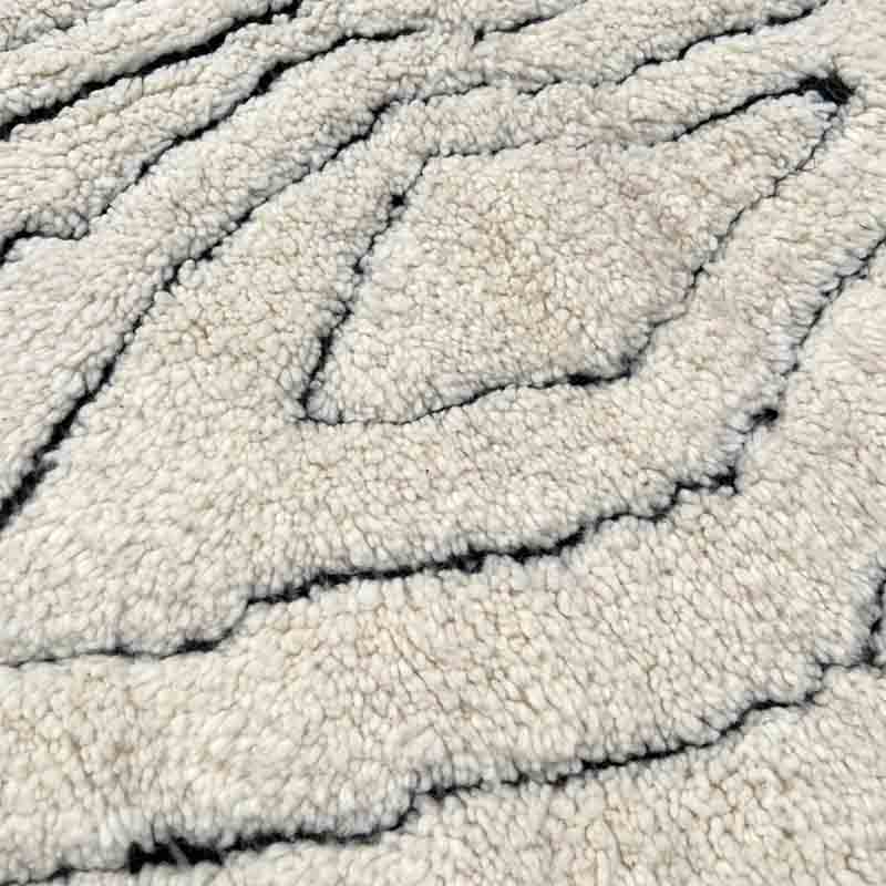 Håndvævet uldtæppe Beni Ouarain BUTTERFLY 160x250 - Billede 3