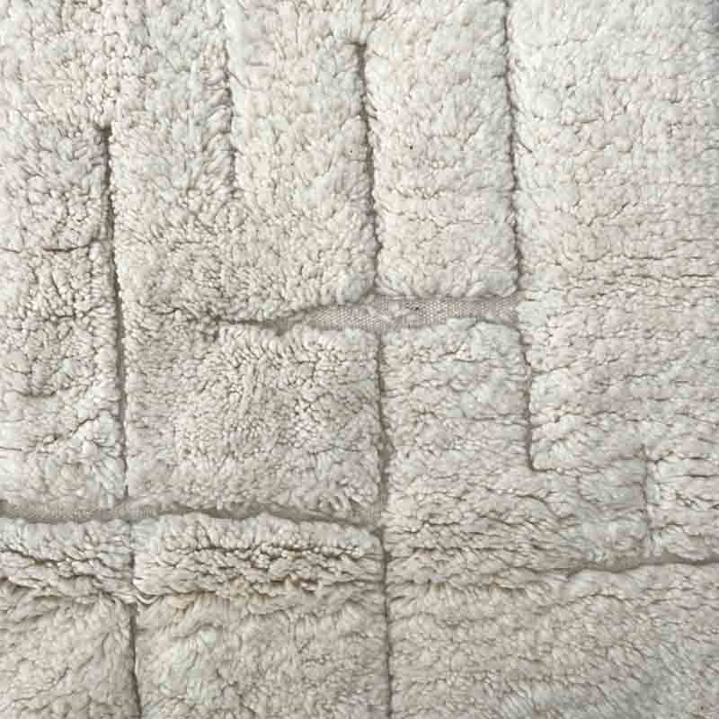 Håndvævet uldtæppe Beni Ouarain GRAPHIT 110x160 - Billede 2