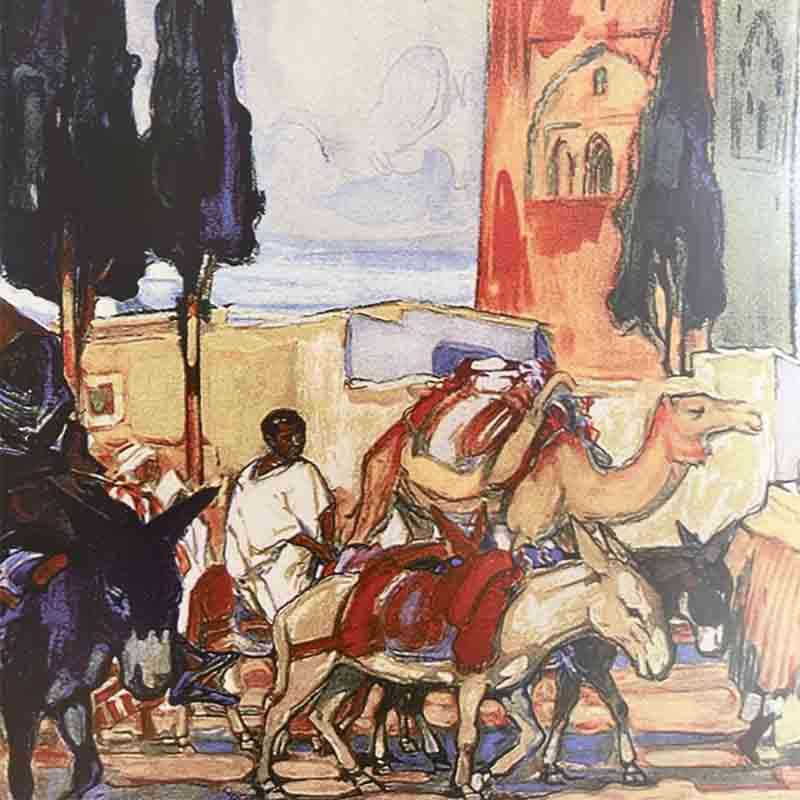 Plakat 40x60 cm. BORDEAUX-MAROC - Billede 2