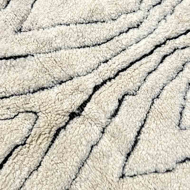 Håndvævet uldtæppe Beni Ouarain BUTTERFLY 160x250 - Billede 2