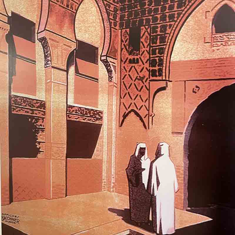 Plakat 40x60 cm. FES LA MYSTÈRIEUSE - Billede 2