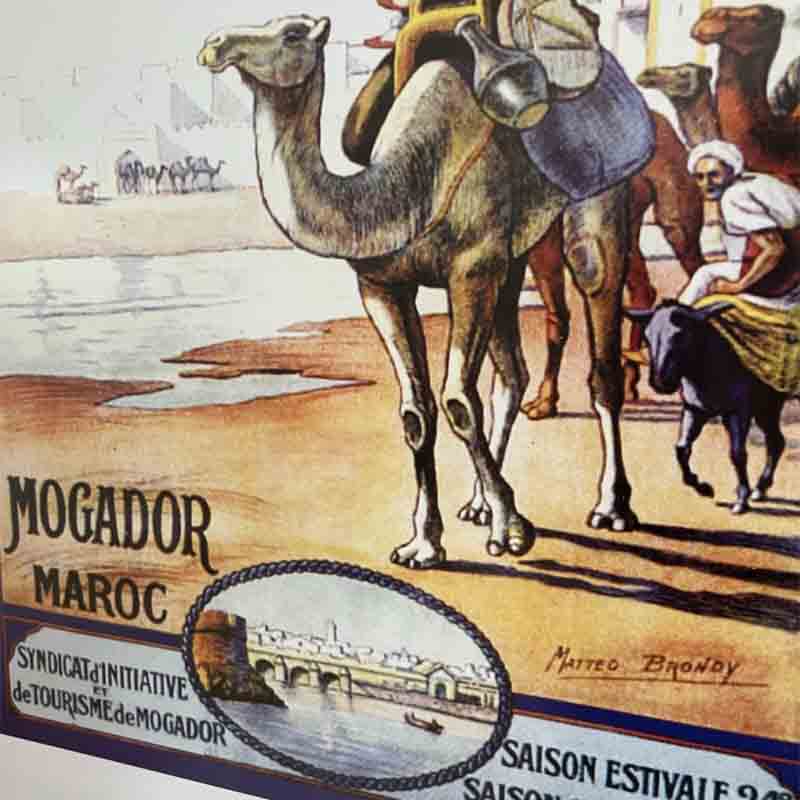 Plakat 40x60 cm. MAROC MOGADOR - Billede 3