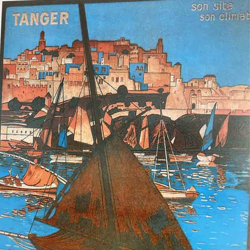 Plakat 40x60 cm. TANGER SON SITE SON CLIMAT - Billede 2