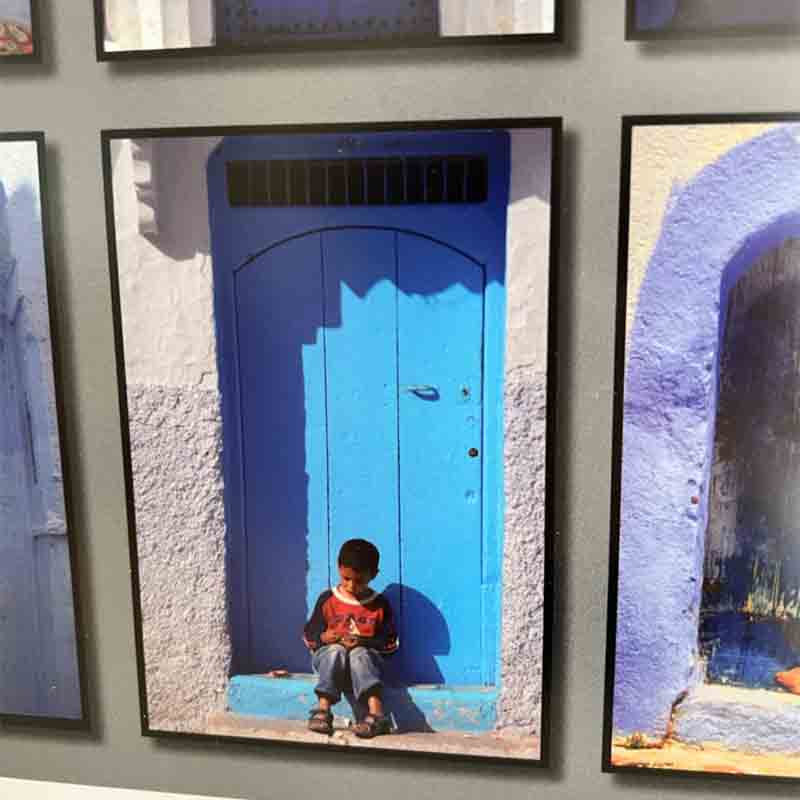 Plakat 50x70 cm. PORTES DE LA MÉDINA DE CHAOUEN - Billede 3