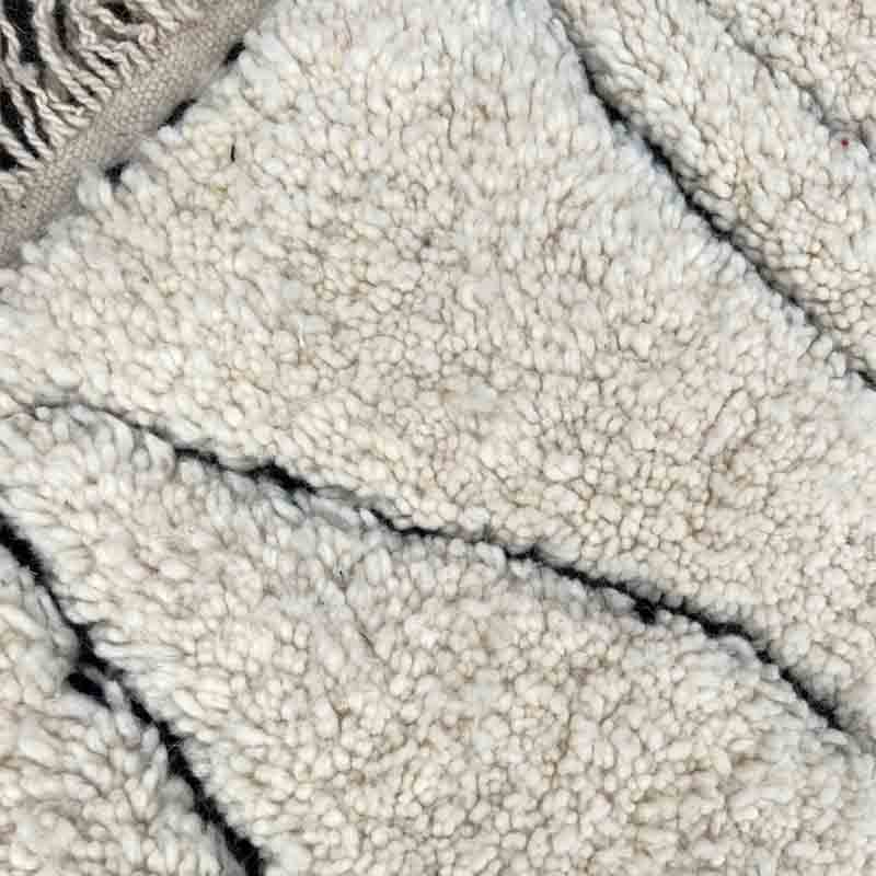 Håndvævet uldtæppe Beni Ouarain BUTTERFLY 160x250 - Billede 4