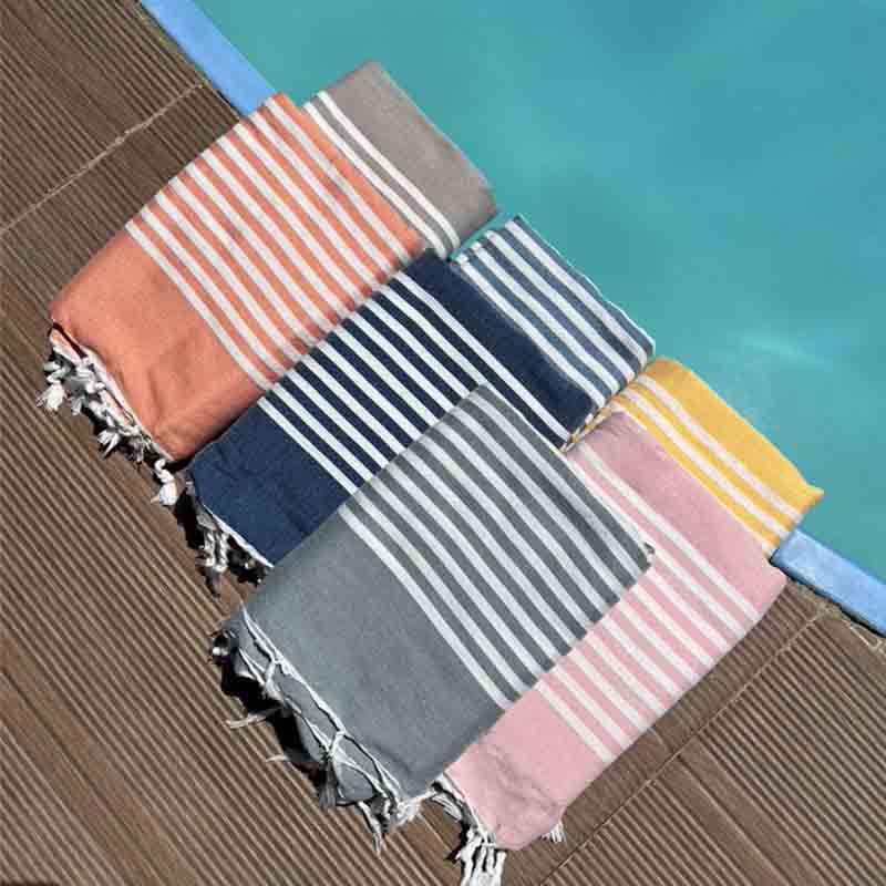 Marokkansk håndvævet FOUTA håndklæde - Billede 3