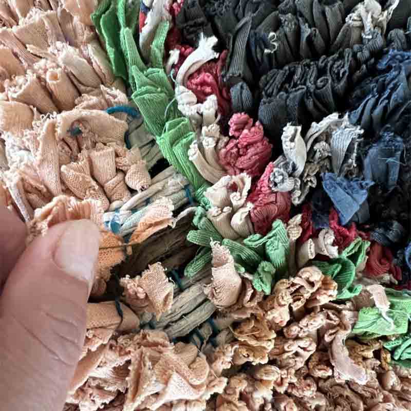 Marokkansk Boucherouite tæppe - ZOLA 150x180 - Billede 5