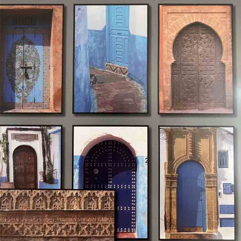 Plakat 50x70 cm. PORTES DE LA CASBAH - Billede 3